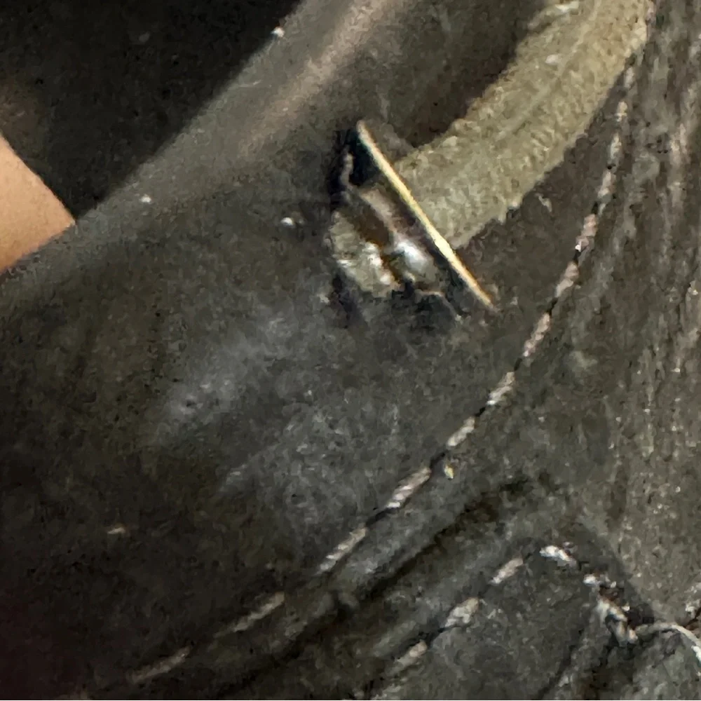 LL Bean 301043 Grand Lake Moccasins‎ One-Eye Bison Black Boat Shoes Men's 7 Wide